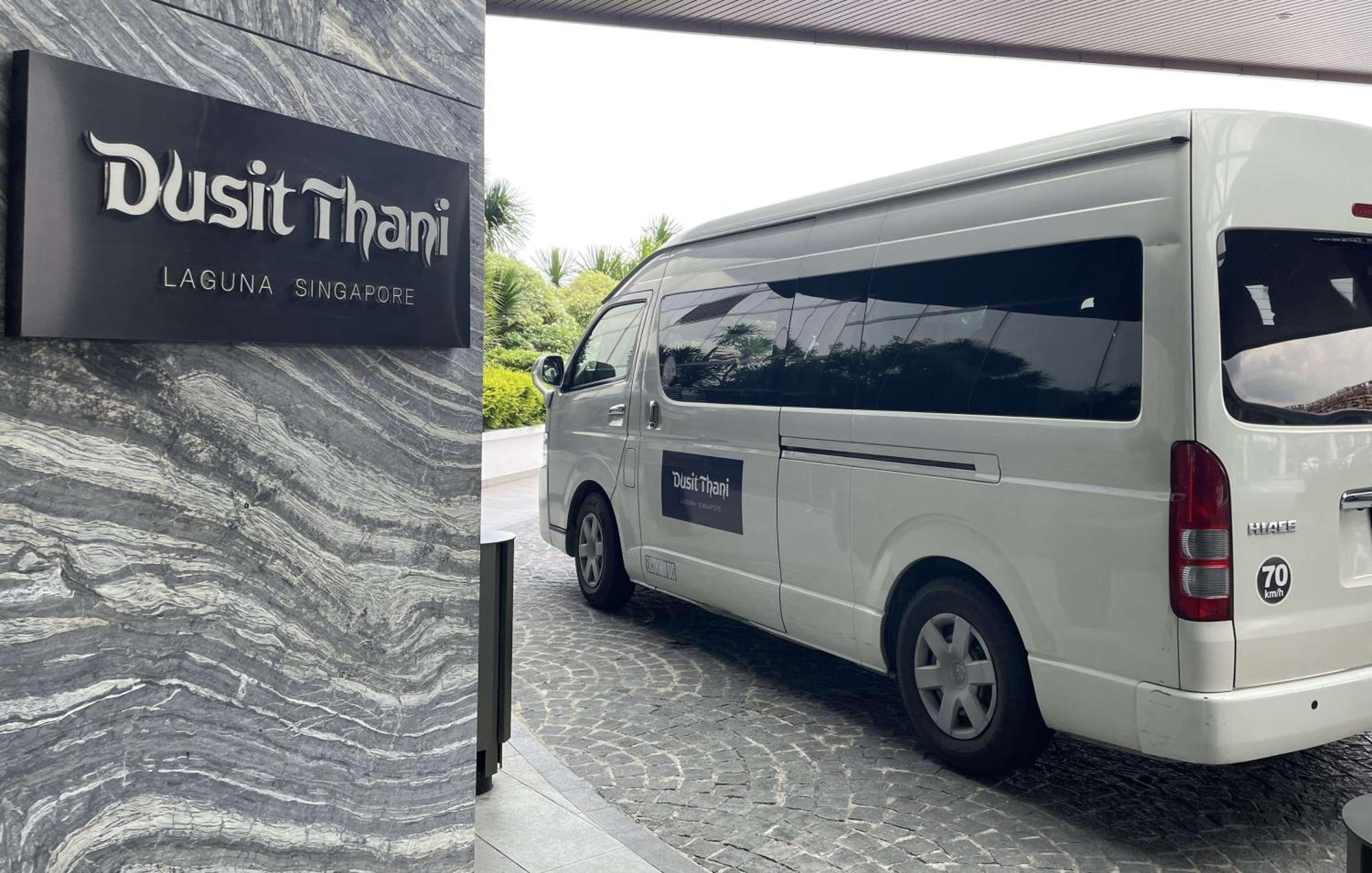 Dusit Thani Laguna Сингапур Экстерьер фото Shuttle Bus